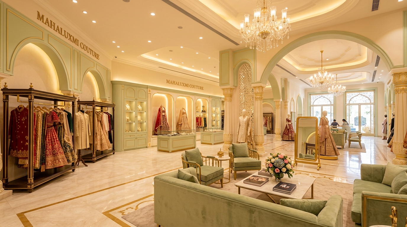 Grand Luxury Fashion Showroom Jivanwadi Nikol